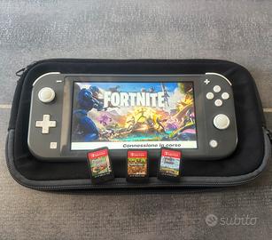 Nintendo Switch Lite console +5 giochi (minecraft
