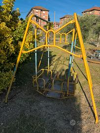 Antica Altalena vintage - in ferro - da restaurare