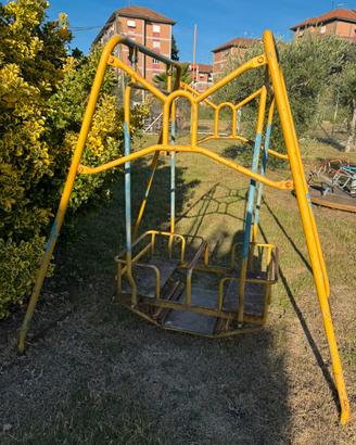 Antica Altalena vintage - in ferro - da restaurare