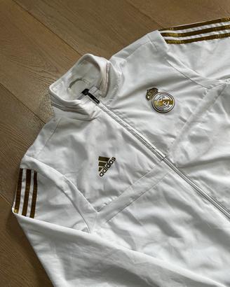 Real Madrid Adidas Bianco Oro Tuta Calcio