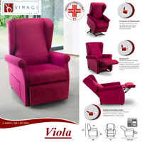 Poltrona Relax elettrica Viola con 2 motori