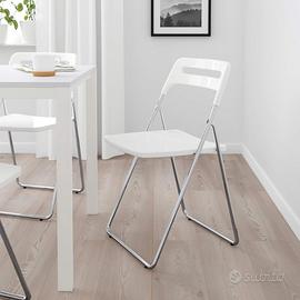 sedia pieghevole ikea nisse 25 cadauna