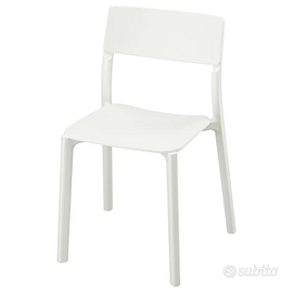 4 Sedie Janinge bianche IKEA