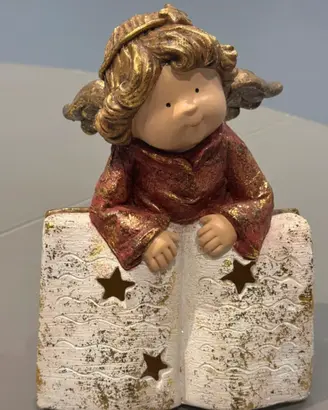 Tris Angeli in resina  “Vacchetti “