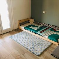 Struttura letto legno stile montessoriano 90x200