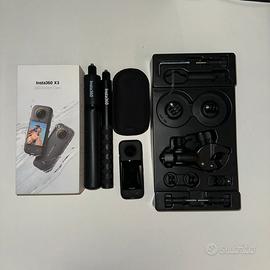 Insta 360 X3 + kit moto +  2 selfie stick