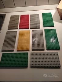 10 basi lego 10 x 20 vari colori usate