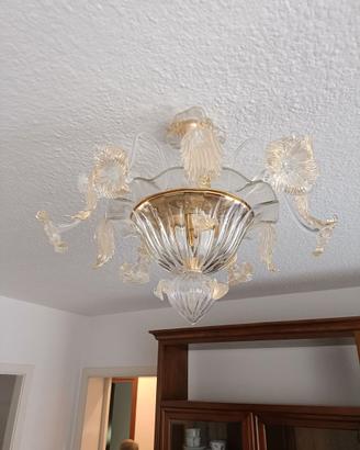 Lampadario in vetro