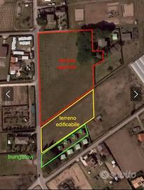 Terreno agricolo, terreno edificabile+4casette