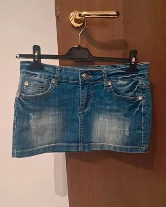 Minigonna di jeans Miss Sexy – Vintage Y2K – Tagli