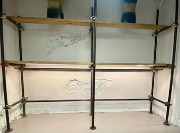 Titolo: Mobile Appendiabiti / Scaffale Stile indus