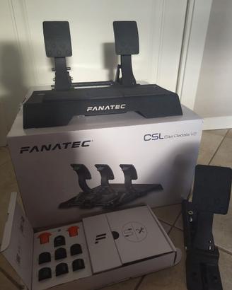 Pedaliera 3 Pedali FANATEC ClubSport v2 come nuova