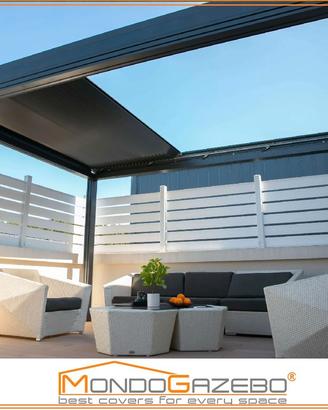 Gazebo a pergola bioclimatica
