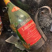 Portabottiglie espositore  giacobazzi  in ferro