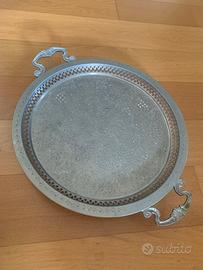 Vassoio grande in silverplate