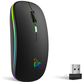  Mouse wireless ricaricabile