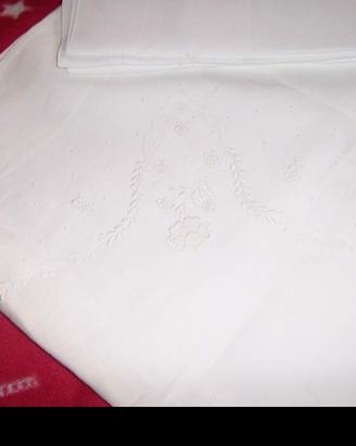 Lenzuolo matrimoniale in puro lino con 2 federe 