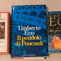 LOTTO 3 LIBRI ROMANZI UMBERTO ECO - ED. BOMPIANI