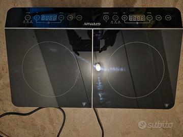 Piano cottura a induzione doppio