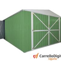 Box auto in Acciaio lamiera 360x514 verde chiaro