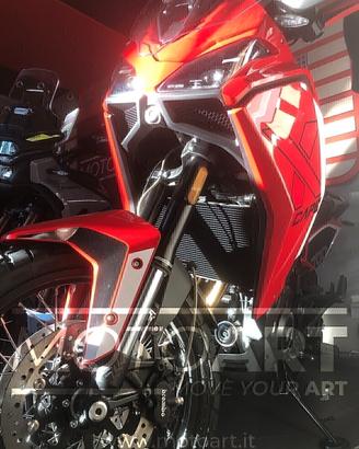 Moto Morini X-Cape 700 E5+ rossa cerchi a raggi - 