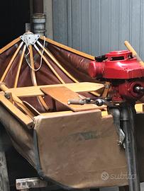 Barca d’epoca da fiume polacca anni 50