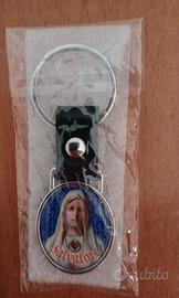 Portachiavi"Madonna di Fatima" con nome Salvatore 