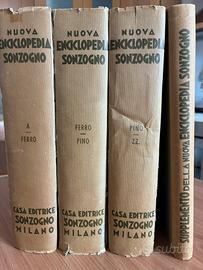 Nuova Enciclopedia Sonzogno Milano 1955