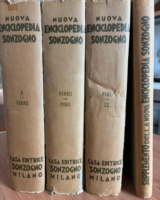 Nuova Enciclopedia Sonzogno Milano 1955