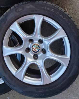 Gomme Pirelli 4 Stagioni 205/55 R16 + Cerchi Alfa