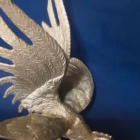 Galletto da combattimento Vintage in Metallo