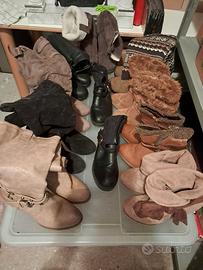 stivali e scarpe pari al nuovo