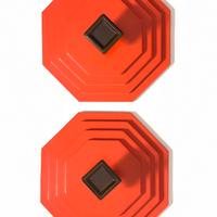 Appendiabiti Vintage Space Age anni 70 -Orange-