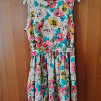 Vestito bambina a fiori