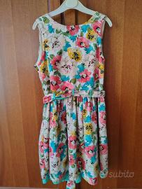 Vestito bambina a fiori