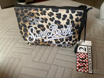 Pochette saint barth da spiaggia