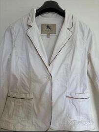 Blazer bianco Burberry