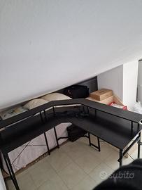 Scrivania a L per studio & cameretta.