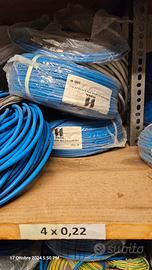 cavo allarme antifurto 4x0.22