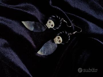 Orecchini pendenti Artigianali – Stile Gothic con 