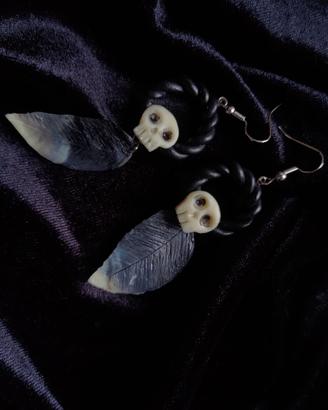 Orecchini pendenti Artigianali – Stile Gothic con 