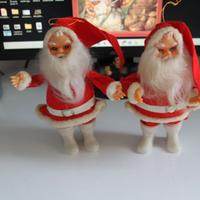 VINTAGE TOY PUPAZZO BABBO NATALE CON VISO IN GOMMA
