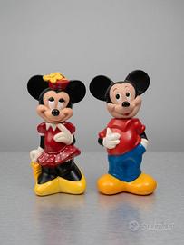 Grandi figure vintage Topolino e Minnie 22 CM