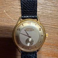 Orologio Lanco Sarcare Geneve anni 60 placcato oro