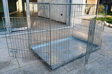 gabbia per trasporto cani pieghevole