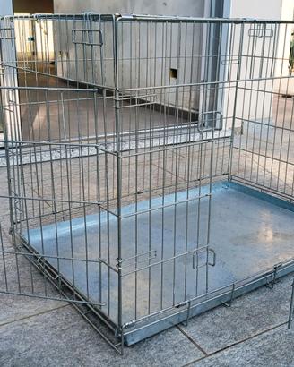 gabbia per trasporto cani pieghevole