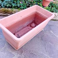 Fioriera rettangolare 80x40x35 e vari, sottovaso