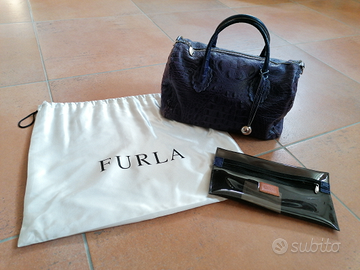 Borsa bauletto Furla originale in pelle