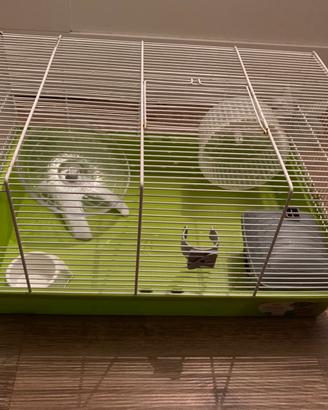 Gabbietta per criceto + lettiera