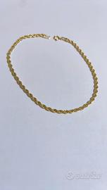 Bracciale funetta 18kt 750